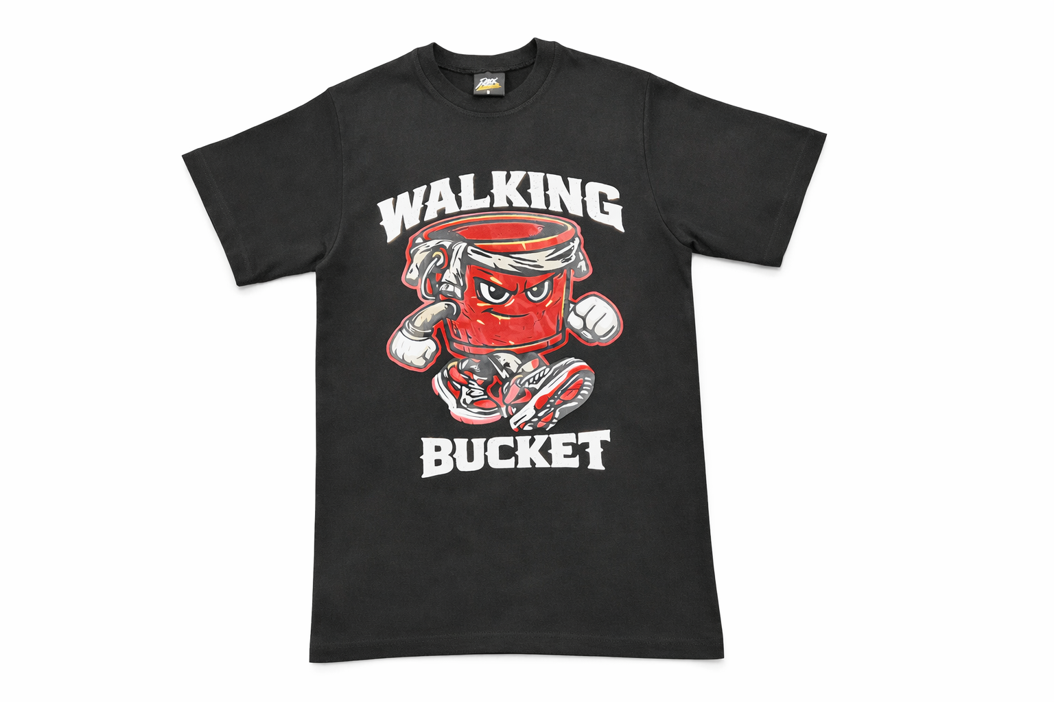 Walking Bucket basketball T-shirt by Rock League Athletic Wear