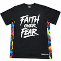 Faith Over Fear faith-based sports T-shirt by Rock League Athletic Wear