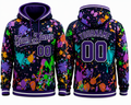 Abstract Paint Splash custom team hoodie by Rock League Athletic Wear