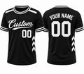 Black and White Sports custom T-shirt by Rock League Athletic Wear