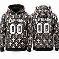 Cross Pattern custom team hoodie by Rock League Athletic Wear
