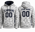 Gray Camo custom team hoodie by Rock League Athletic Wear