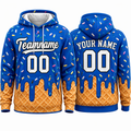 Ice Cream Drip custom team hoodie by Rock League Athletic Wear