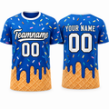 Ice Cream Drip sports T-shirt by Rock League Athletic Wear