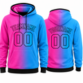 Neon Gradient Pink and Blue hoodie by Rock League Athletic Wear