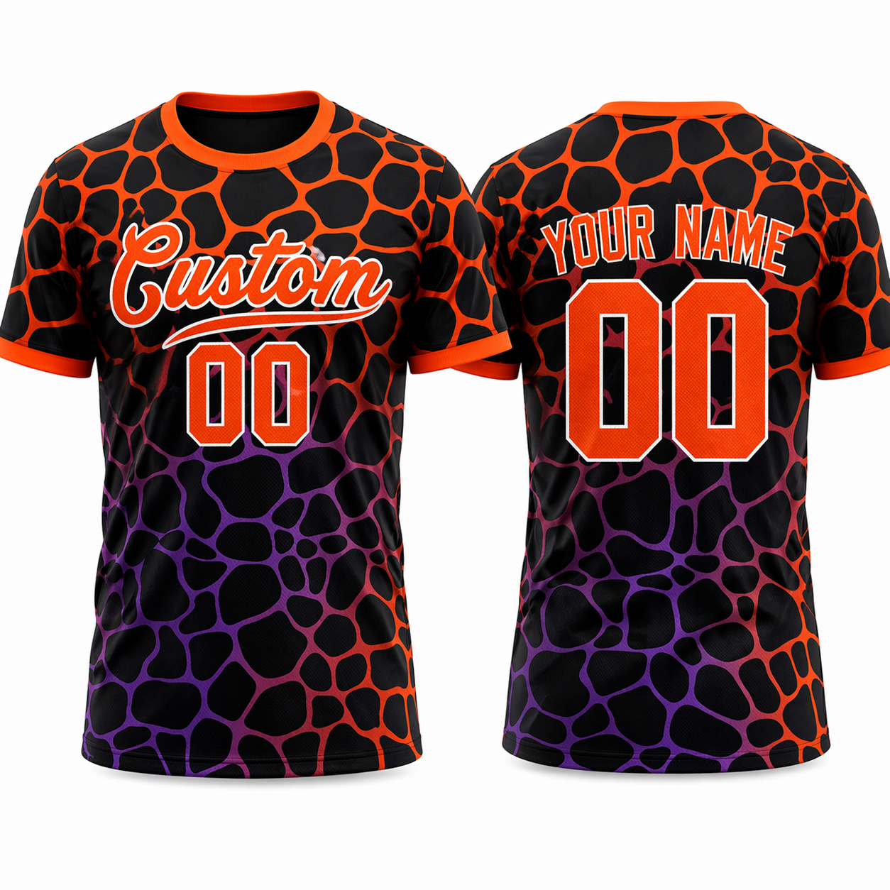 Neon Pattern T-shirt by Rock League Athletic Wear