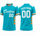 Teal Orange T-shirt by Rock League Athletic Wear