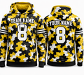 Yellow Camo hoodie by Rock League Athletic Wear