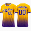 Yellow Purple Gradient T-shirt by Rock League Athletic Wear
